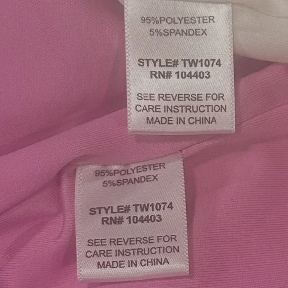 The Workshop Tank Top Bundle Size Large Pink And White Square Neckline Stretch - Picture 10 of 14